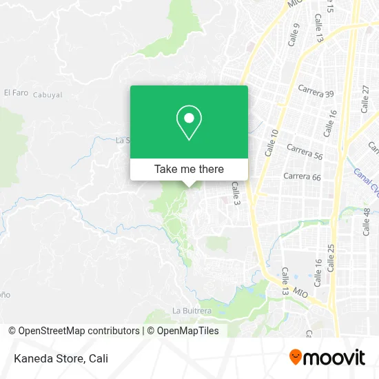 Kaneda Store map
