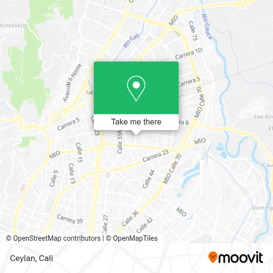 Ceylan map