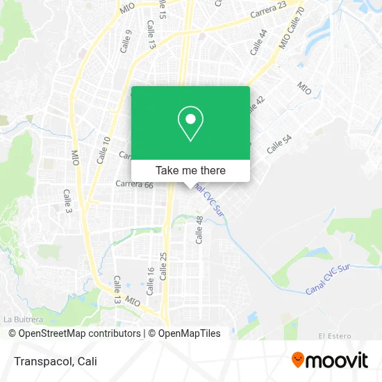 Transpacol map