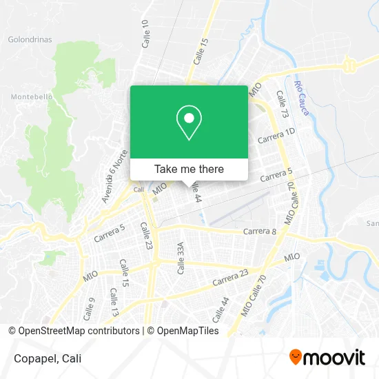 Copapel map