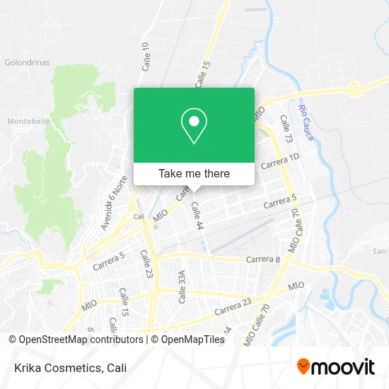 Krika Cosmetics map