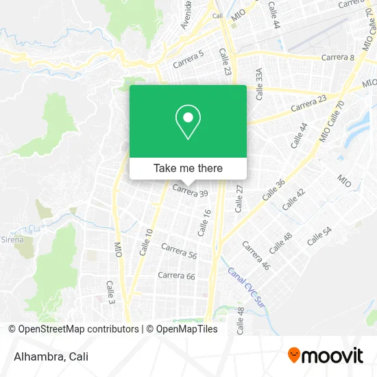Alhambra map