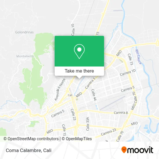 Coma Calambre map