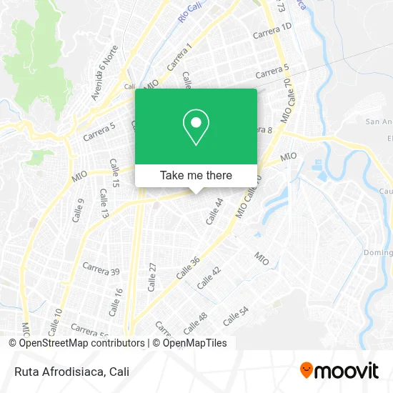 Ruta Afrodisiaca map
