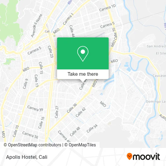 Apolis Hostel map