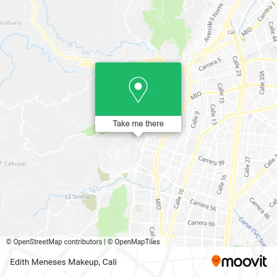 Edith Meneses Makeup map