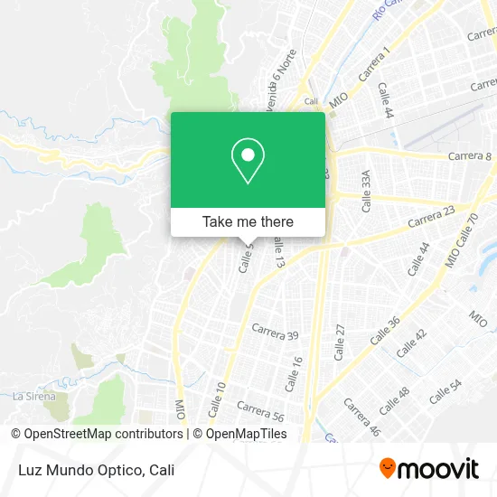 Luz Mundo Optico map