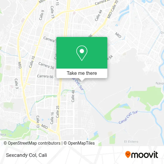 Sexcandy Col map
