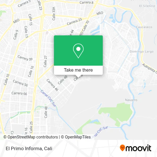 El Primo Informa map