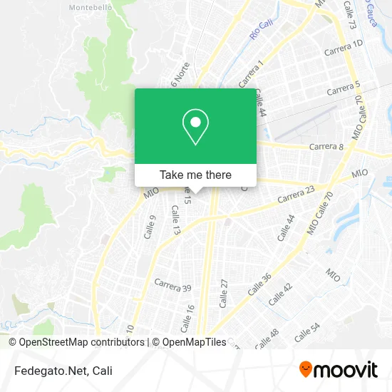 Fedegato.Net map