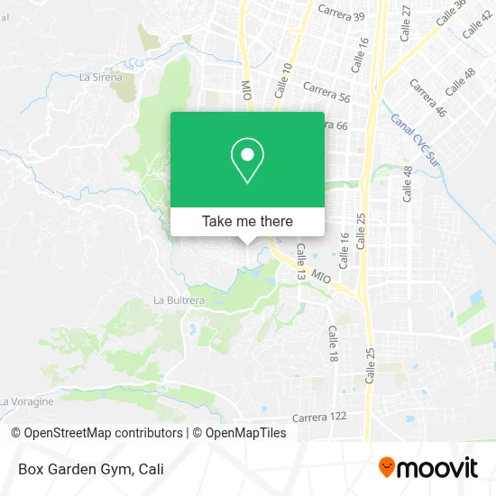 Box Garden Gym map
