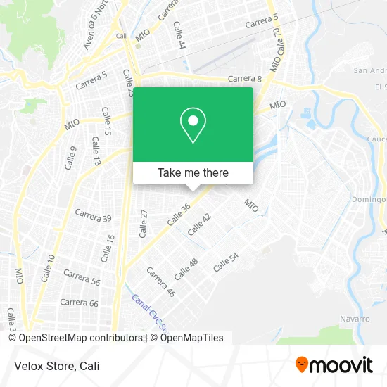 Velox  Store map
