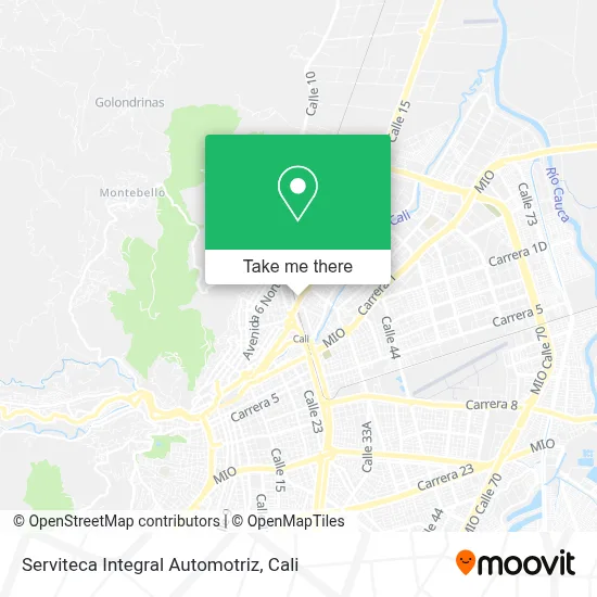 Serviteca Integral Automotriz map