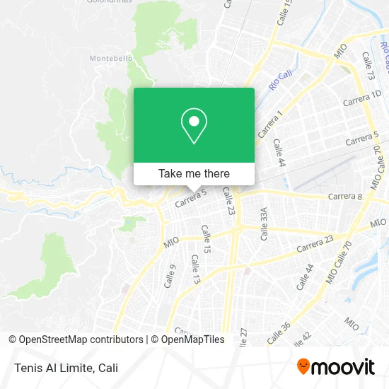 Tenis Al Limite map