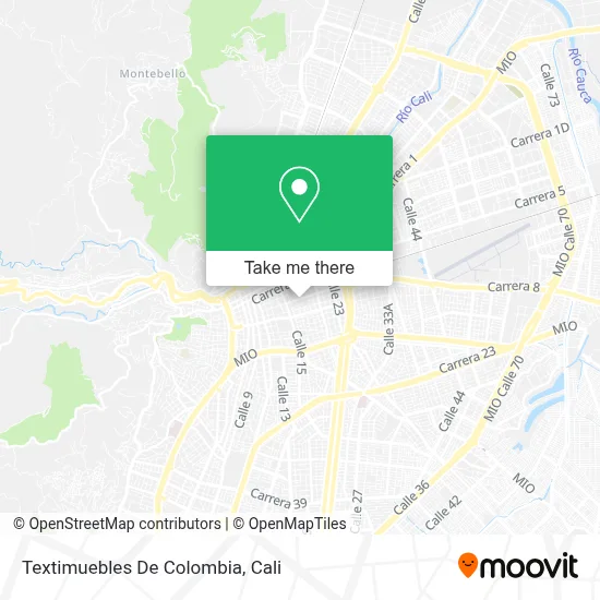 Textimuebles De Colombia map