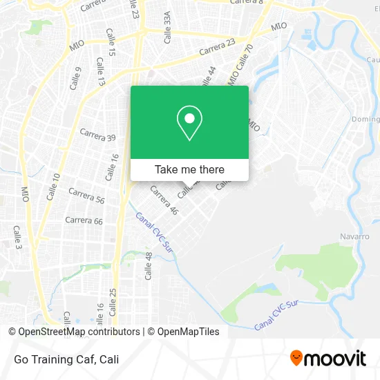 Go Training Caf map