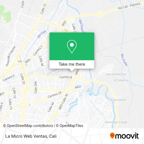 La Micro Web Ventas map
