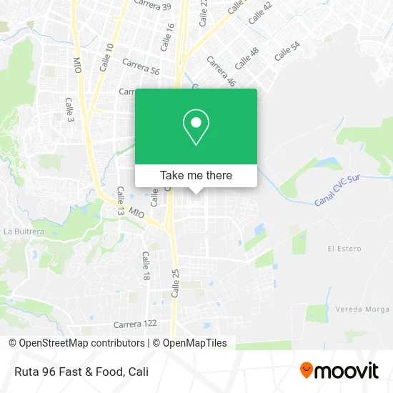 Ruta 96 Fast & Food map
