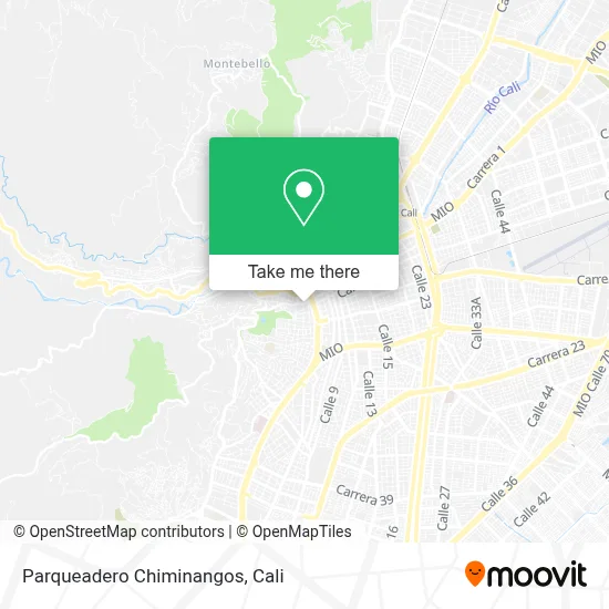 Parqueadero Chiminangos map