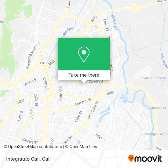 Integrauto Cali map