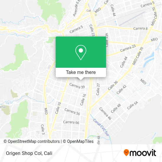 Origen Shop Col map