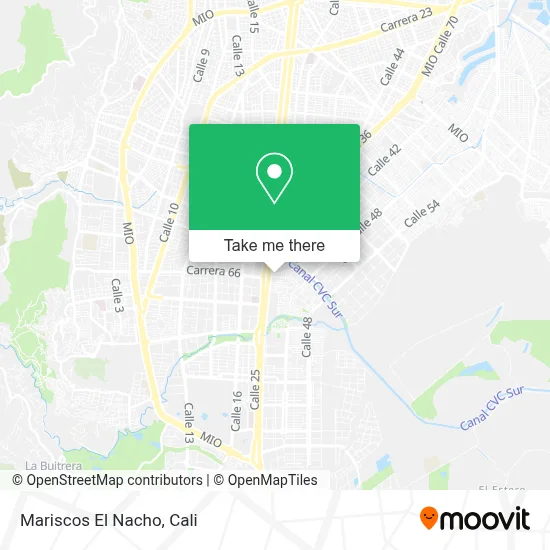 Mariscos El Nacho map