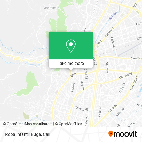 Ropa Infantil Buga map
