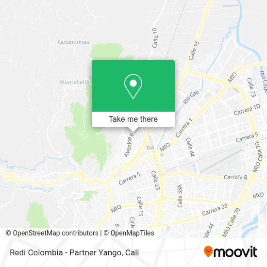 Redi Colombia - Partner Yango map