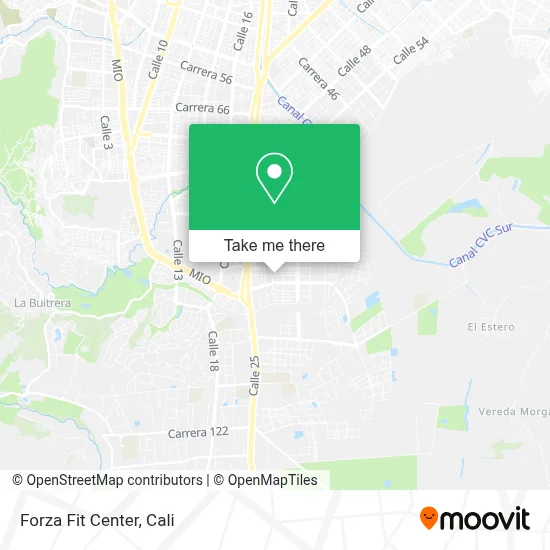 Forza Fit Center map