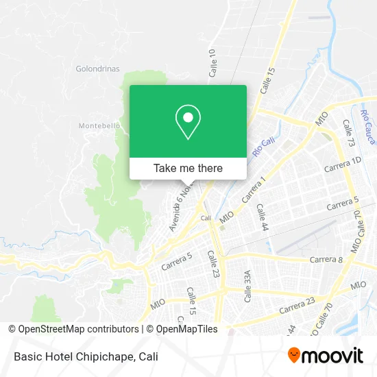 Basic Hotel Chipichape map