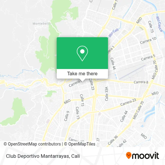 Club Deportivo Mantarrayas map
