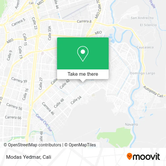 Modas Yedmar map