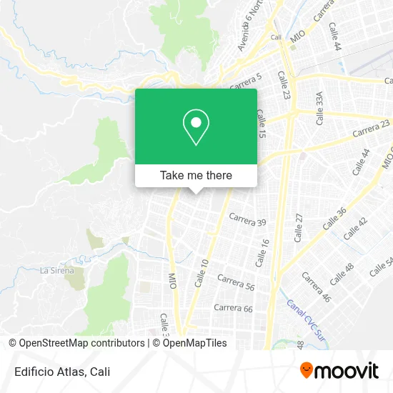 Edificio Atlas map