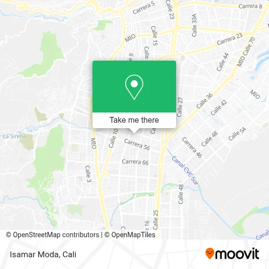 Isamar Moda map