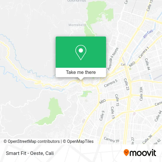 Smart Fit - Oeste map