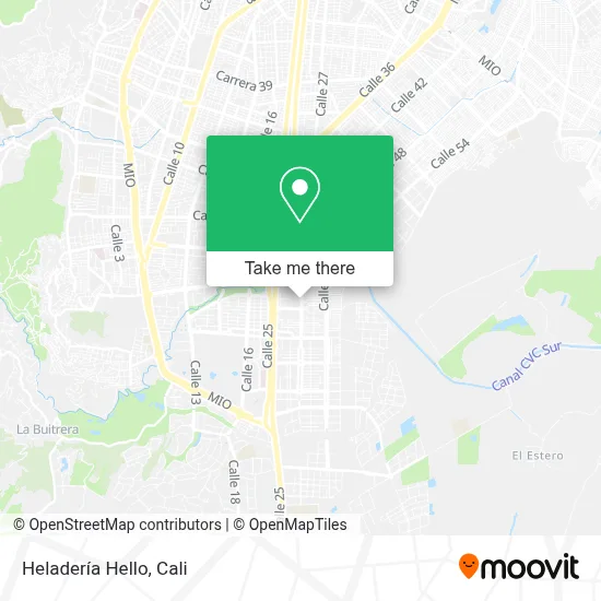 Heladería Hello map