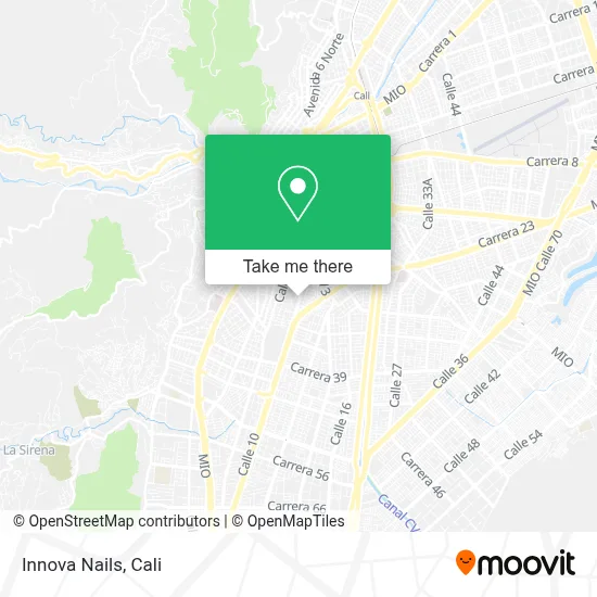 Innova Nails map