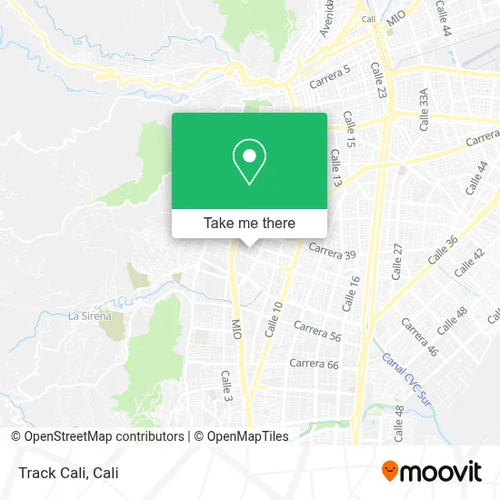 Track Cali map