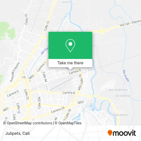 Julipets map