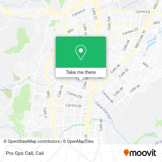 Pro Gps Cali map