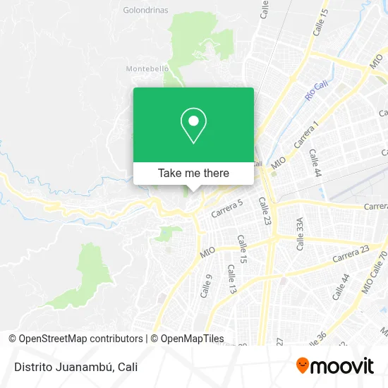 Distrito Juanambú map