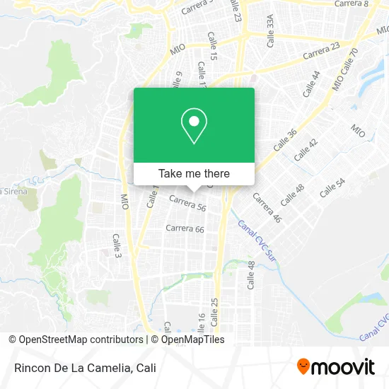 Rincon De La Camelia map