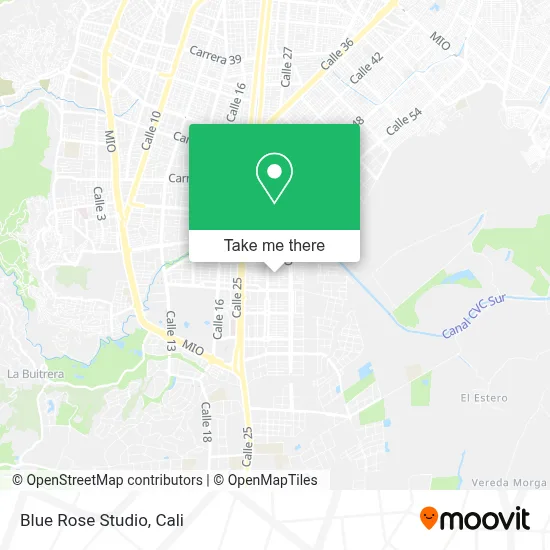 Blue Rose Studio map