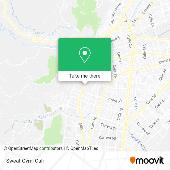 Sweat Gym map
