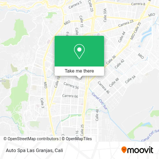Auto Spa Las Granjas map