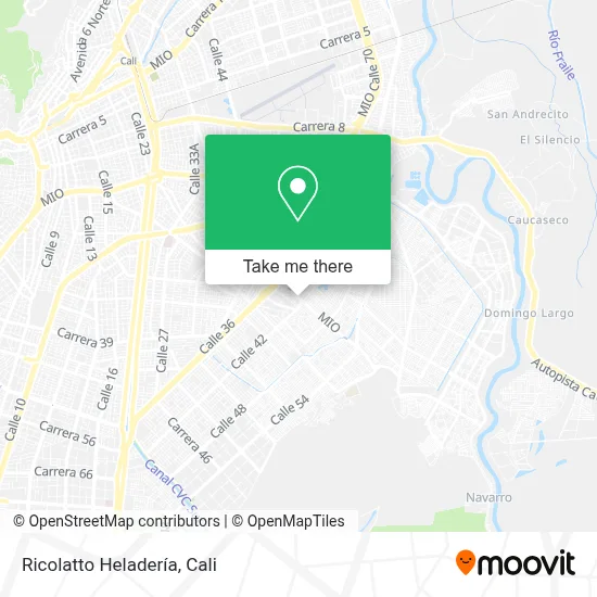 Ricolatto Heladería map