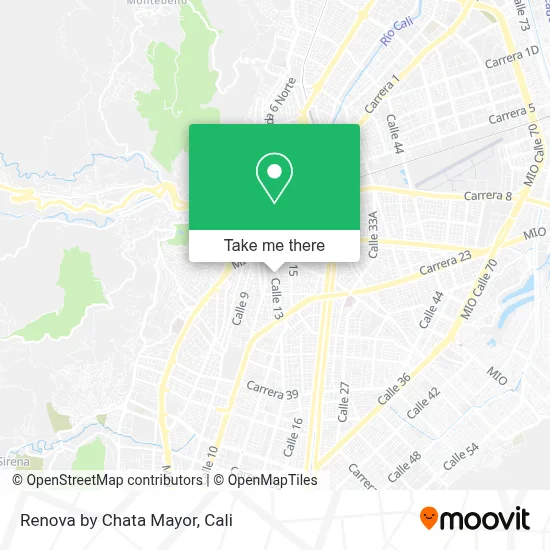 Renova by Chata Mayor map