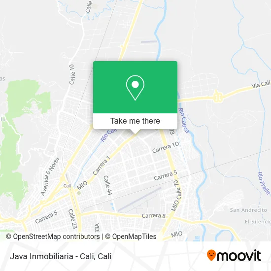 Java Inmobiliaria - Cali map