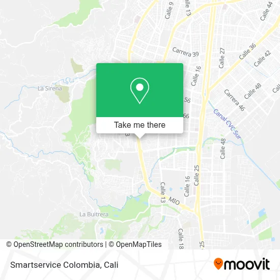 Smartservice Colombia map
