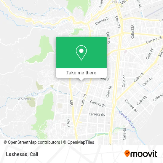 Lashesaa map